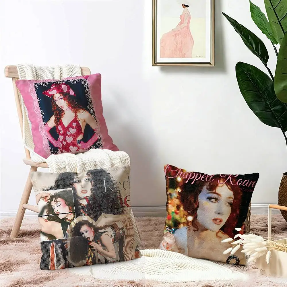 Chappell Roan Singer Pillow Gift Home Office Decoration Bedroom Sofa Car Cushion Cover case 45x45