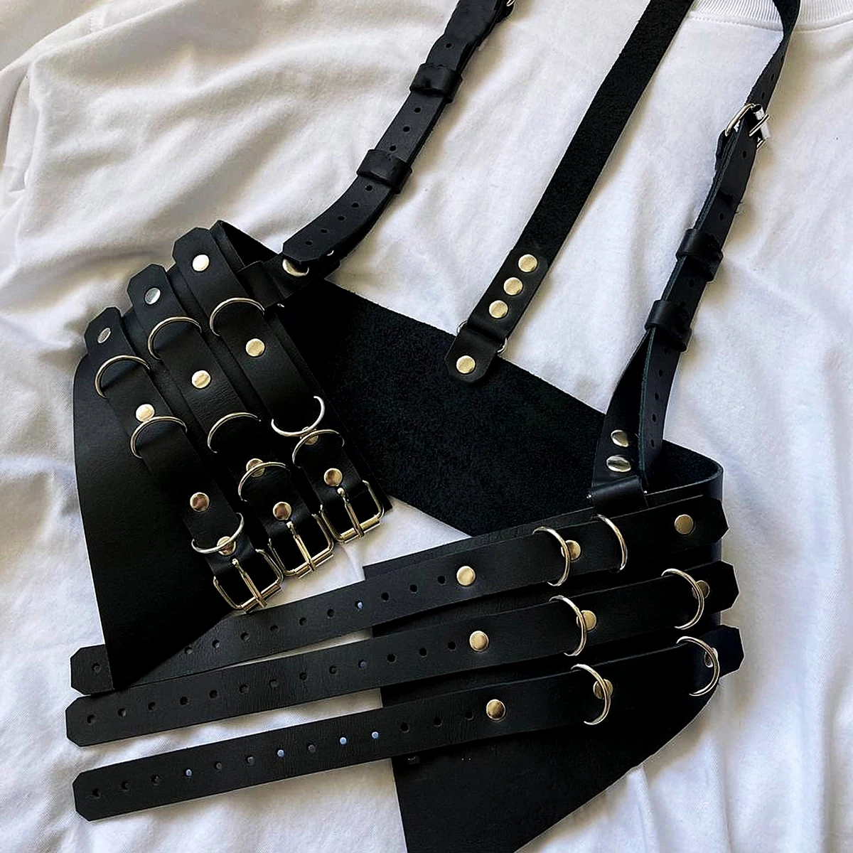 หญิง Gothic กว้างเข็มขัดเครื่องแต่งกายของขวัญวันวาเลนไทน์เข็มขัดแฟชั่นปรับผ้าพันคอคู่ชุดราตรีเสื้อผ้า