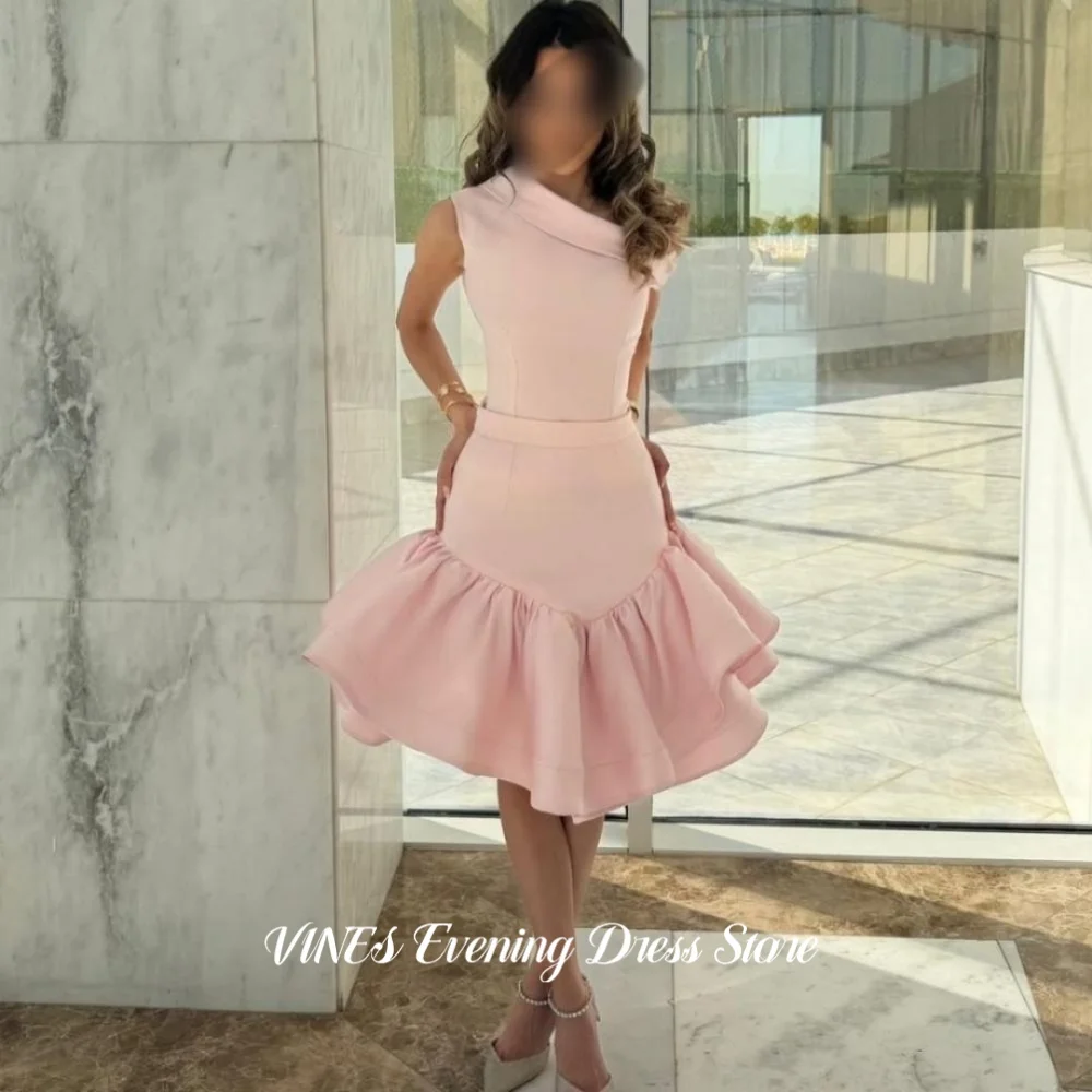 Vestido De Fiesta Rosa Asimétrico Con Cuello En V, Vestido De Noche Con Dobladillo Con Volantes, Minivestido De Fiesta Con Corte En A, Vestido Para Ocasiones Formales, Colores Personalizados — -50%, 94.69€ Coupon, from 94.69€ – 50% descuento – €94.69