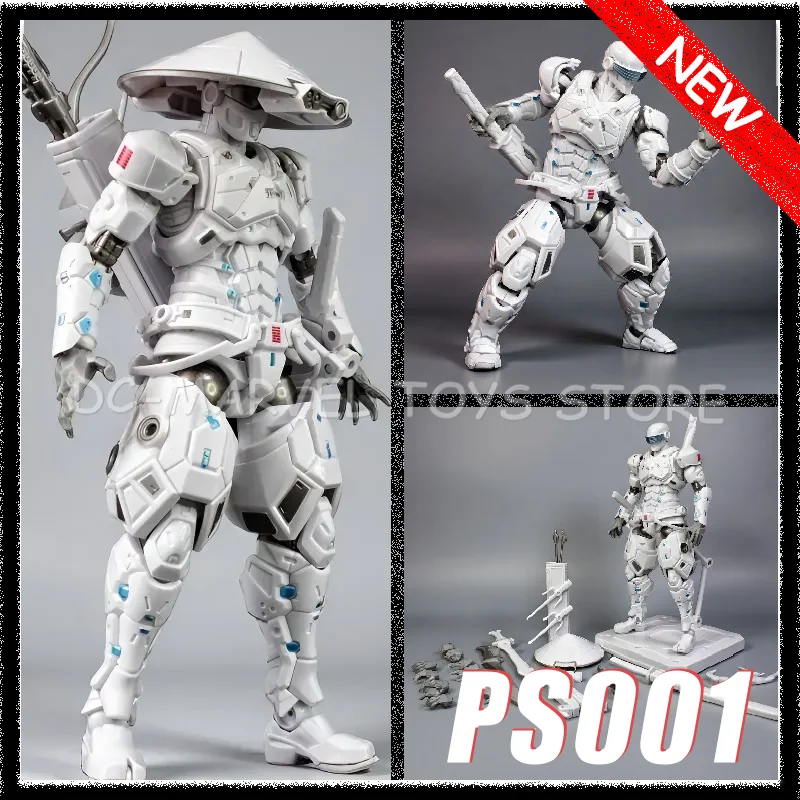 

In Stock JIWAN PS-001 Snake Eyes White Ghost Model Kit Alloy Skeleton Assembly Mecha G.I. Joe Action Figure Toys
