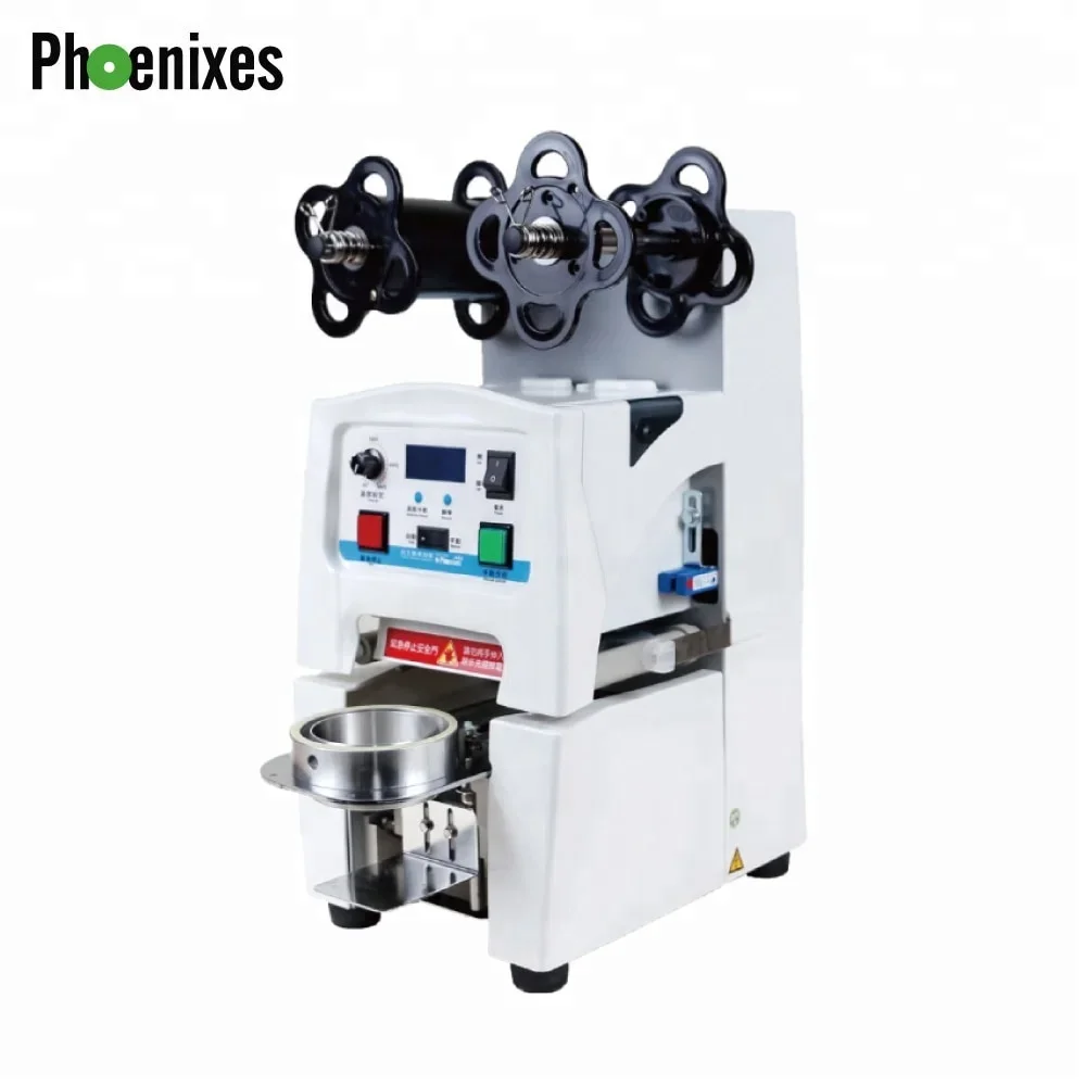 Máquina automática de selagem de copos de chá com bolhas para copo de plástico