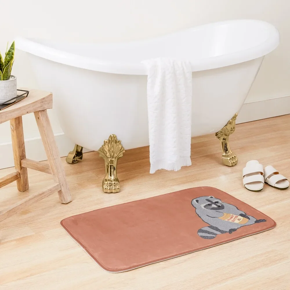 

Tony the Trash Panda Bath Mat Bathroom Shower Curtain Kitchens Carpet Anti Slip For The Bathroom Mat