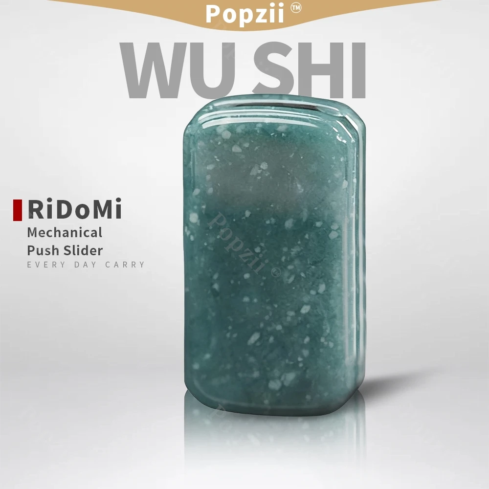 RiDoMi WUSHI Jadeite EDC Mecânico Push Slider Fidgeting brinquedos Escritório Alívio do Estresse Gadgets Legal Gadget Brinquedos de Ansiedade