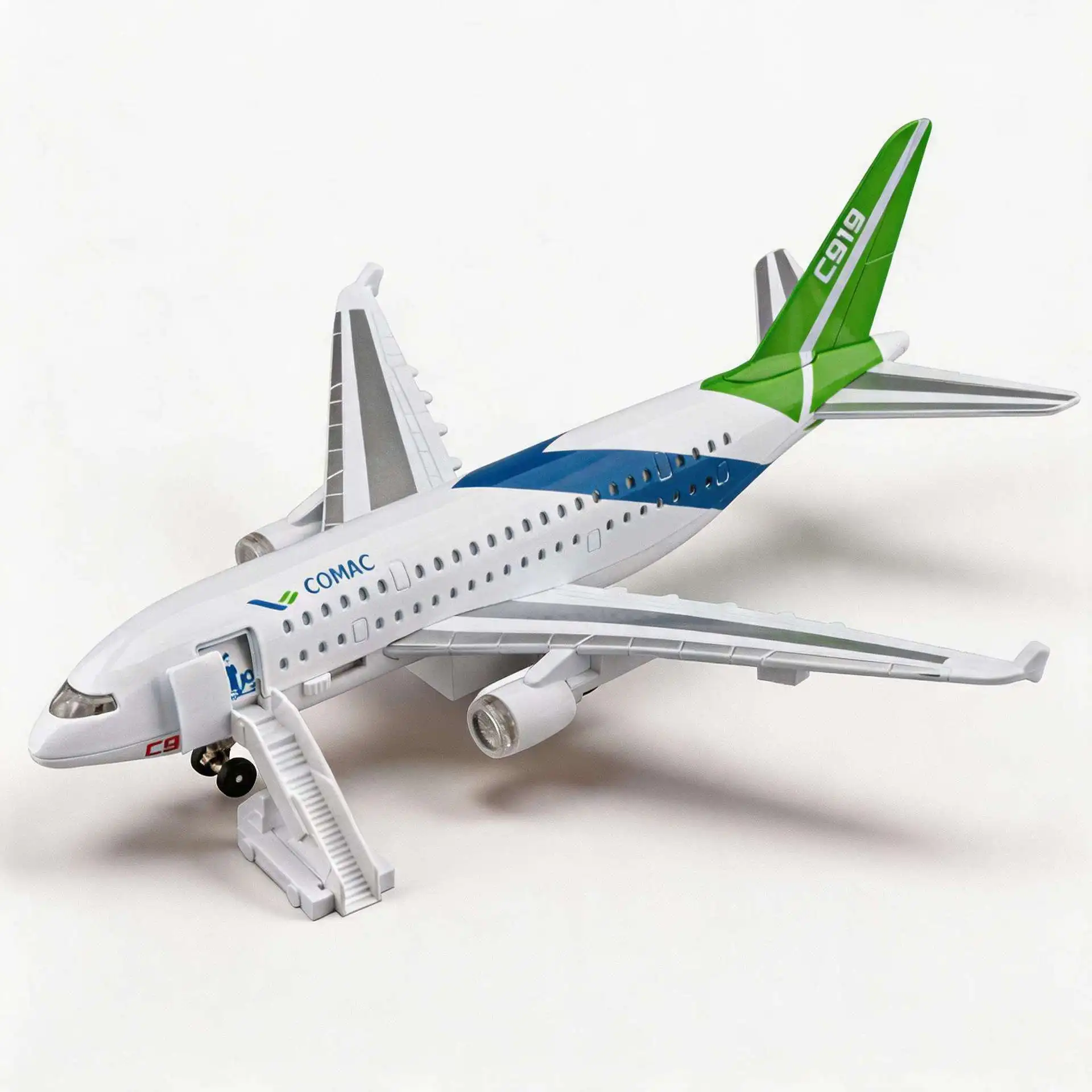 Металлическая литая модель самолета, совместимая с Boeing 787 Dreamliner, COMAC C919, декоративная модель самолета.