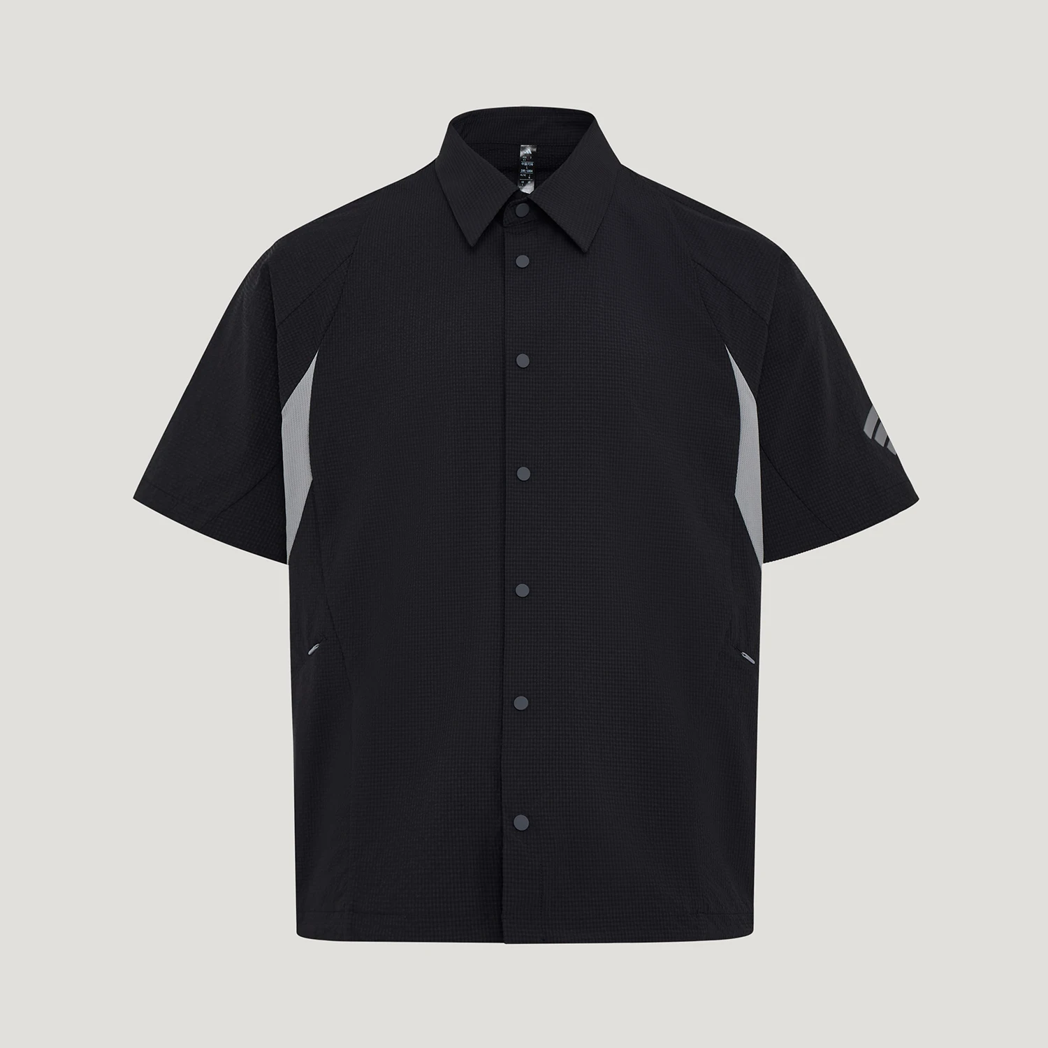Adidas genuine summer men's lapel lightweight and simple short sleeved shirt T-shirt KY5646