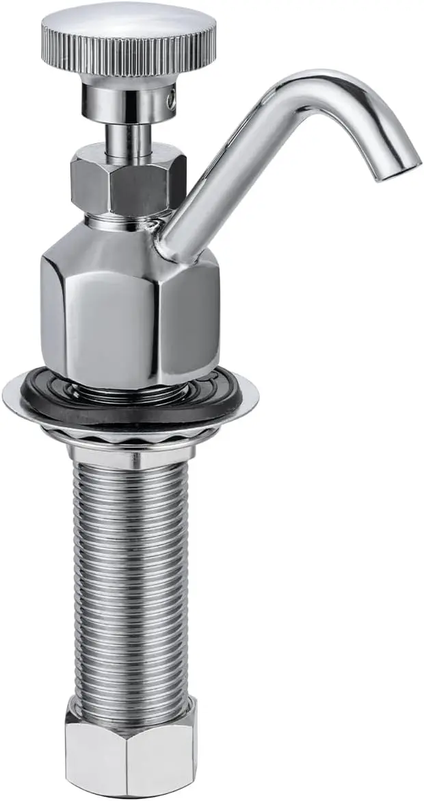 

Kitchen Faucet Single Hole Dipper Well Faucet 0.5 GPM Flow Coffee Shop Bar Counter Sink Faucet Deck Mount Commercial Food Washin