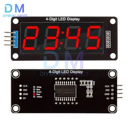 0.56 inch Time Clock Indicator Tube Module TM1637 LED Display Module for Arduino 4 Digit 7 Segment Red Blue Green Yellow White