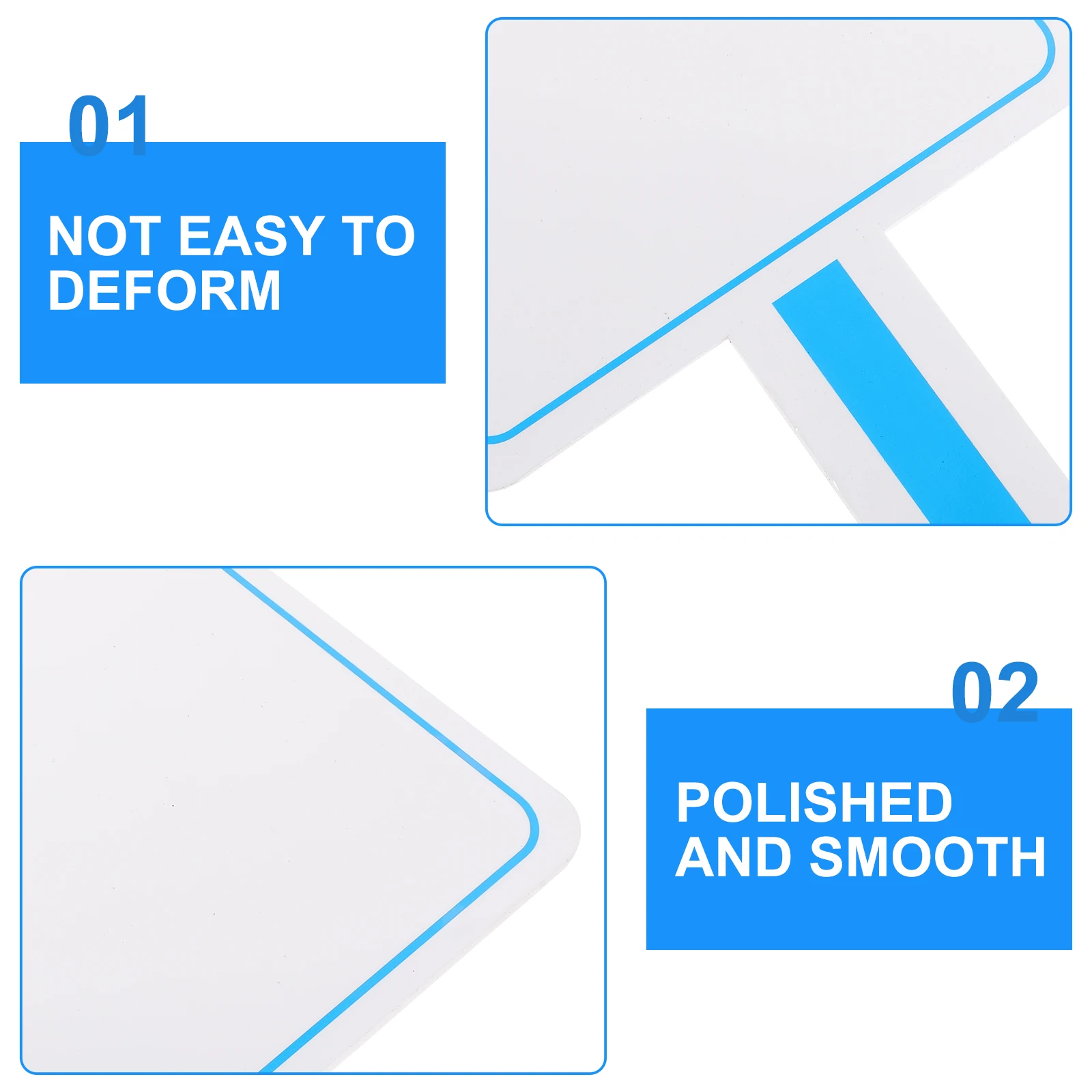 سبورة بيضاء صغيرة قابلة لإعادة الاستخدام للكتابة والمسح لوحة النتائج الفارغة المحمولة ذات سطح أملس لوحة المسح الجاف لتدريس الألعاب #1