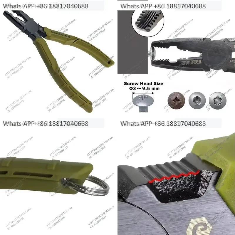 1PC for ENGINEER Sliding Wire Pliers PZ-33 PZ-32 Professional Cable Stripping Cutting Tool Precision Hand Tools for