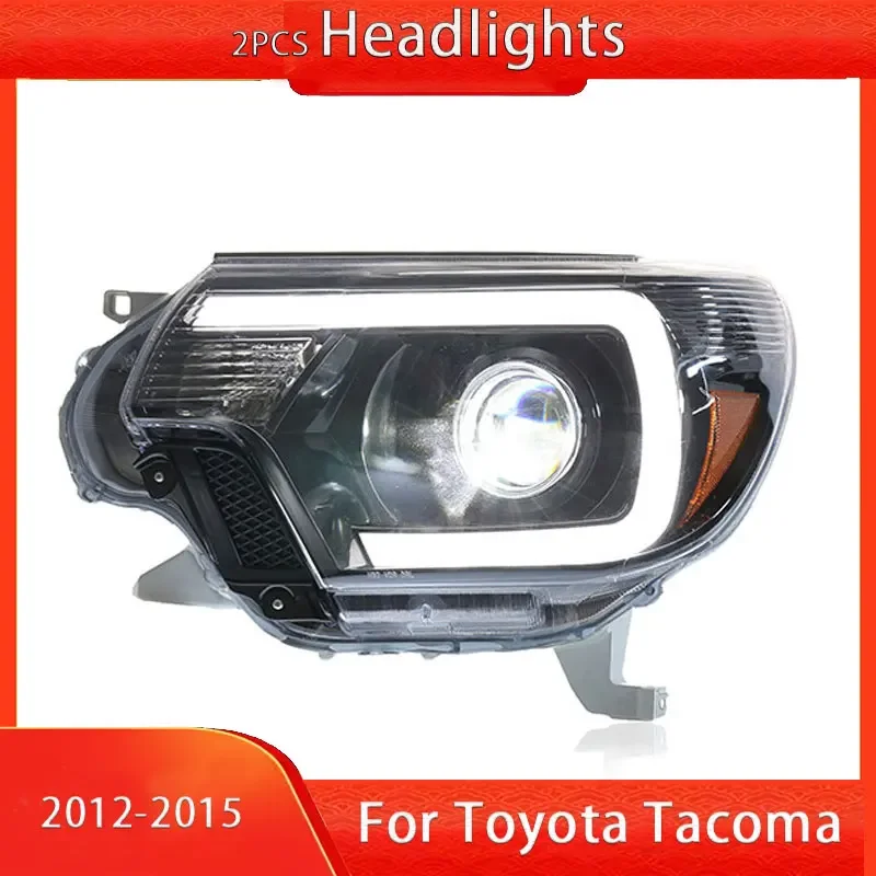 

Автомобильные фары для Toyota Tacoma 2012 2013 2014 2015 Tacoma светодиодные фары светодиодные DRL биксеноновые линзы фары в сборе