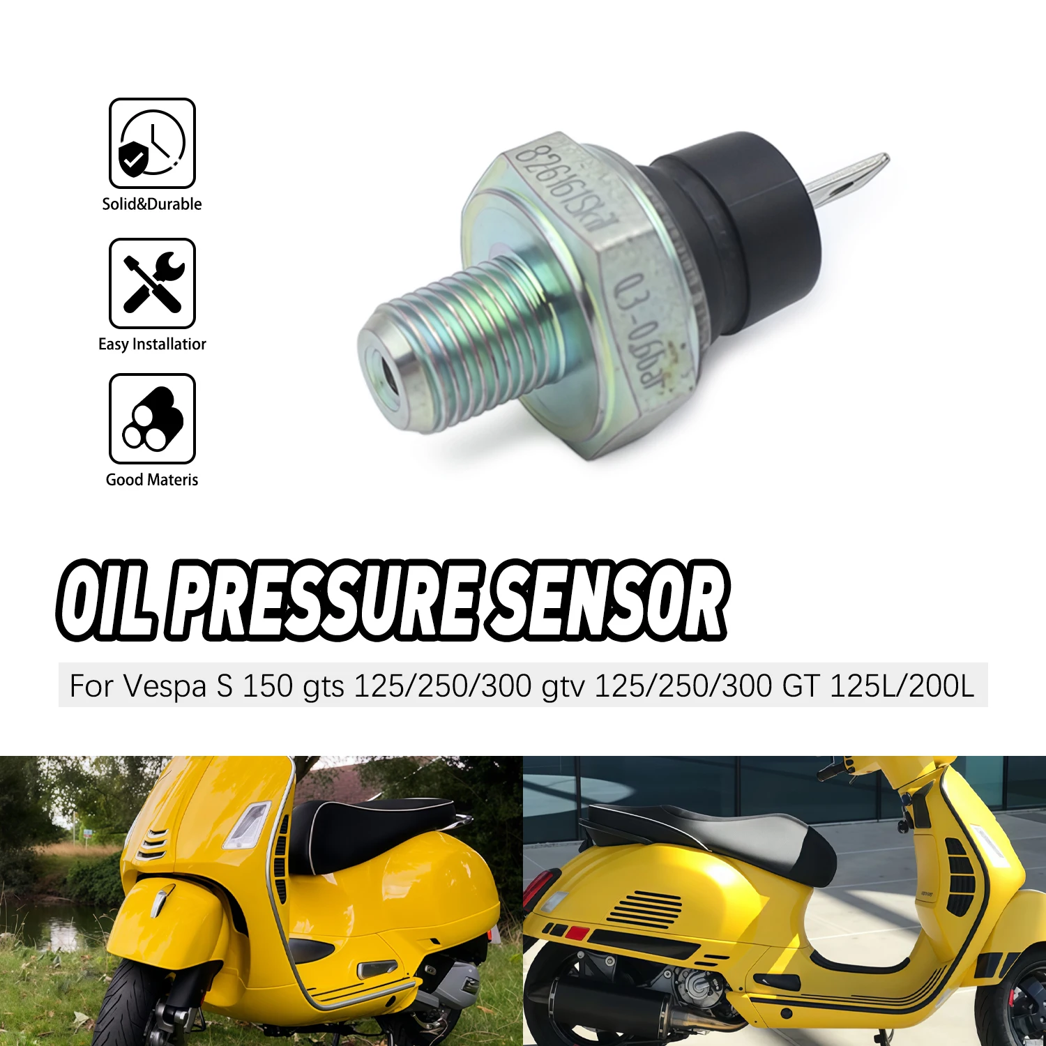 

Accesorios Moto For Gilera NEXUS 500 NEXUS 500 E3 2006-2011 125 NEXUS 125 IE E3 2007-2008 Pressure Oil Sensor 641541 1A024308R