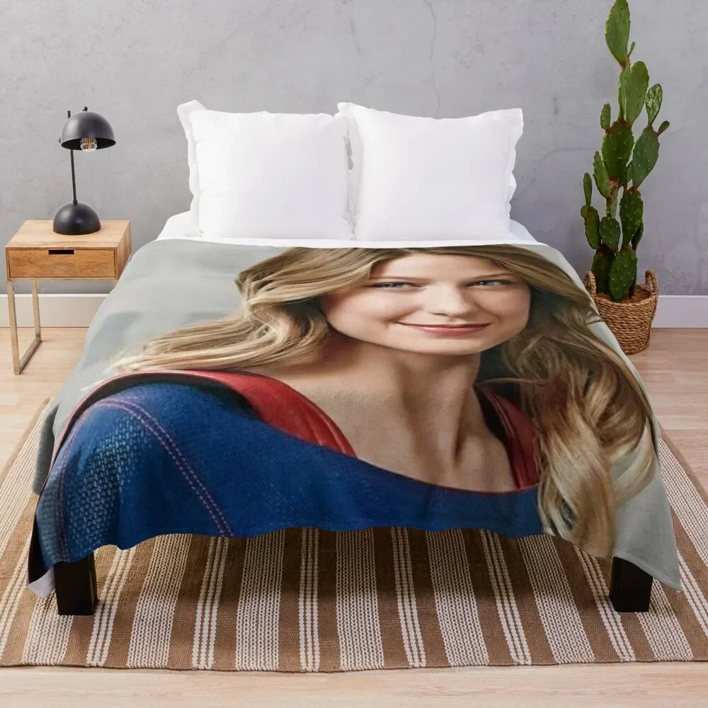 

melissa benoist Throw Blanket Blankets For Baby Luxury St Camping Flannel Fabric Blankets