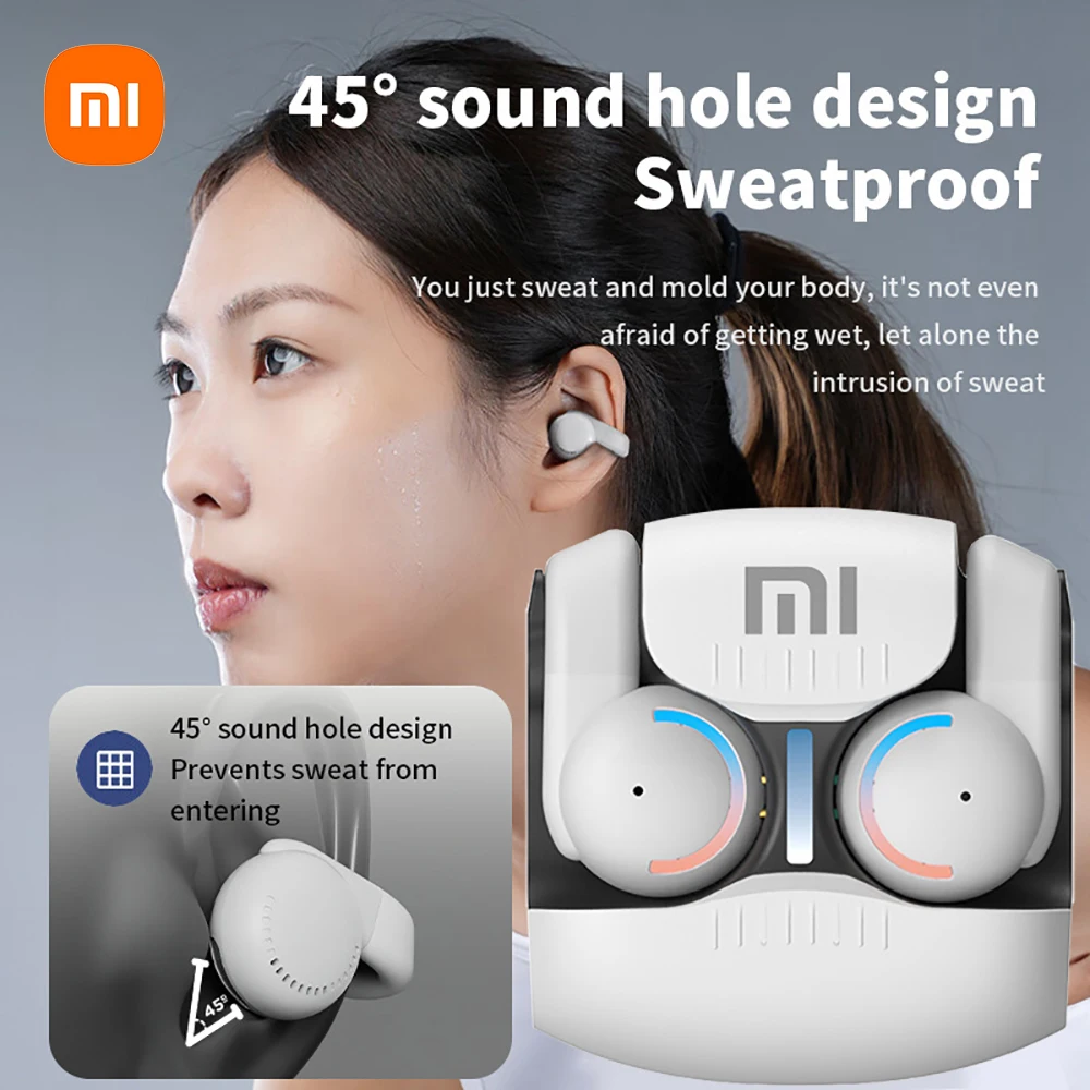 

Xiaomi Redmi OWS Clip-on Wireless Bluetooth Earphones Low Latency ENC Noise Cancelling Headset Long Life Game Sports Headphone