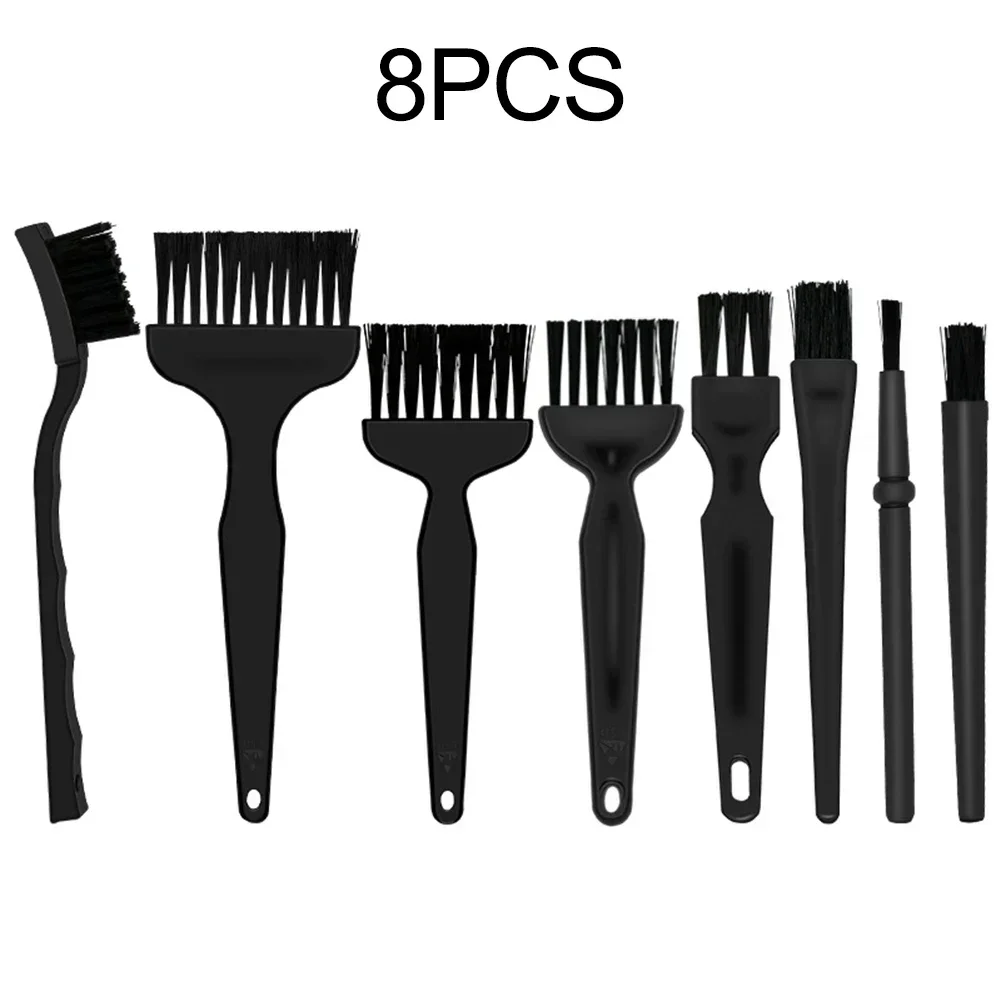 

8PCS Brush Anti-Static Kit Circuit Board Cleaning Brush Dust Removal Brush Cleaning Brush Plastic Brush ESD Brush Computer Clean