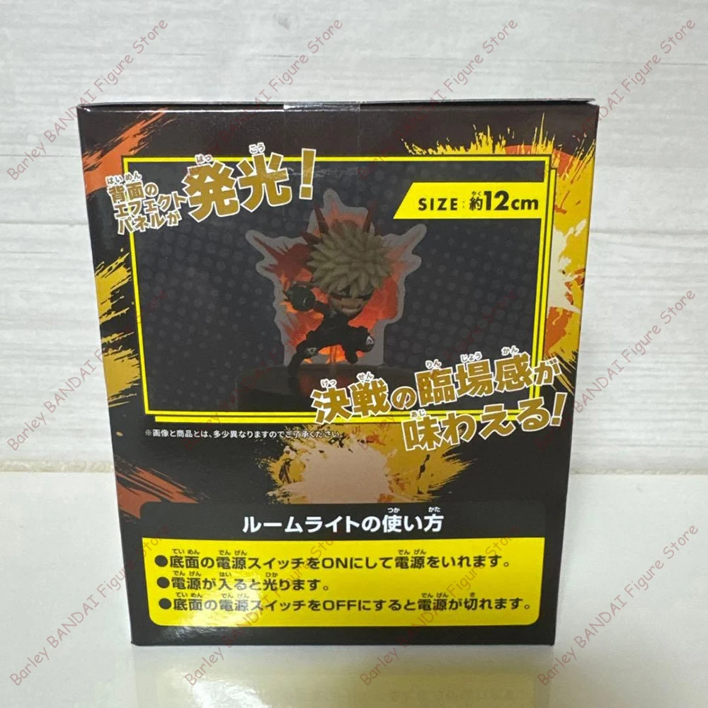 Originale BANPRESTOMy Hero Academia Figura Luce Bakugou Katsuki Anime Figure Modello Giocattoli Decorazione della tavola Regali Regali di festa