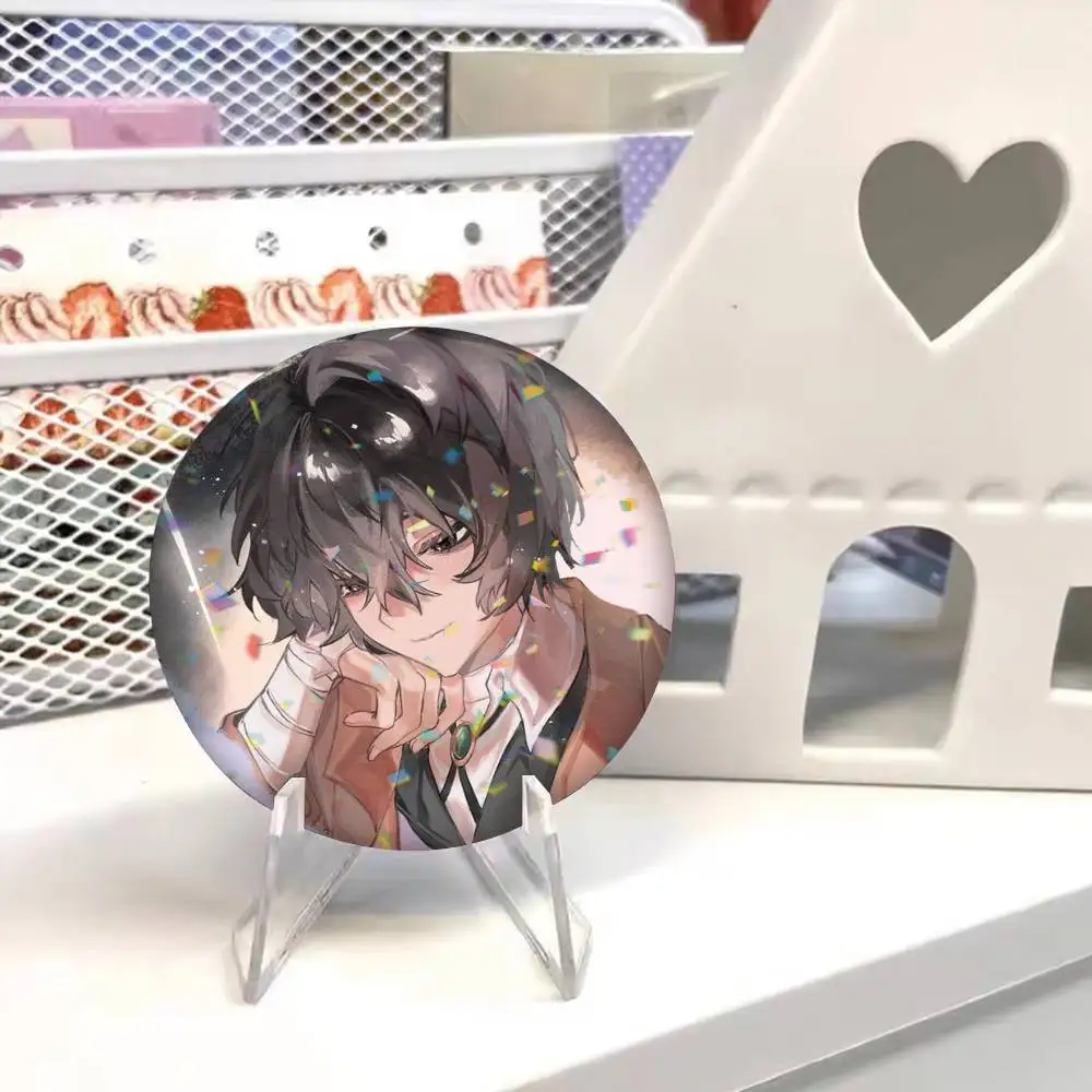 Bungo Stray Dogs dazai osamu 25mm 32mm 44mm 58mm 75mm Brooches Badges Pins for Accessories Gift