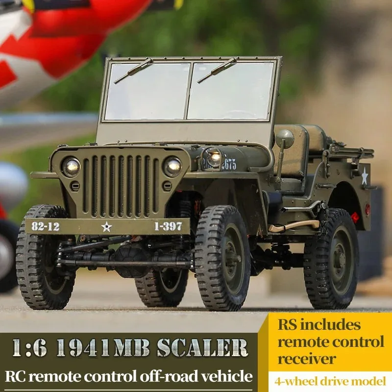 Fms 1/6 MB Scaler 1:6  Model RC Car 4wd Brushed  Toy Off Road Climbing Remote Control For Willis Adult Kids