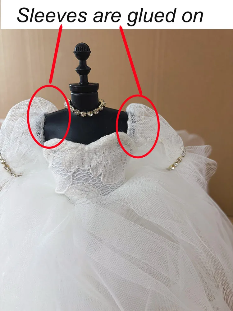 وصل حديثًا فستان زفاف صغير للفتيات هدية للدمية 2026 هدية السنة الجديدة لصديقتك في عيد الحب #6