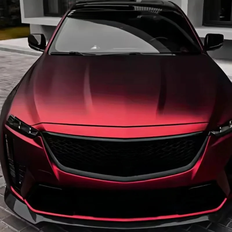 

Hot Selling Matte Romani Red PET Vinyl Wrap Adhesive Car Body Decoration Film