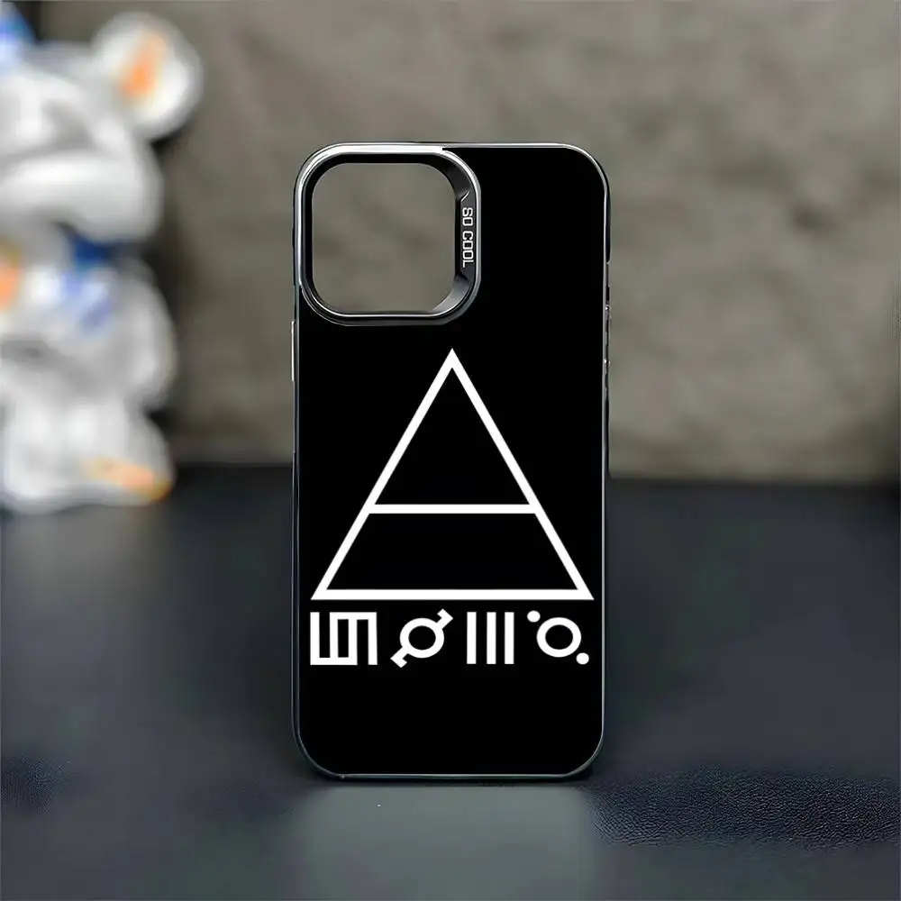 Чехол для телефона 30 Second To Mars 30 STM для iPhone 17,16,15,14,13,12,11 Plus, черный матовый противоударный чехол Pro Max