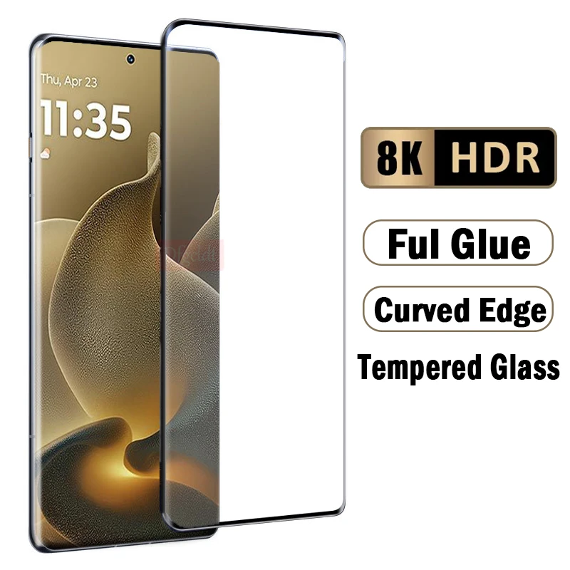 

1-3Piece Curved Tempered Glass for Motorol Signature Full Glue Screen Protector for Moto Signature 6.8" 5G 3D Hot-Bending Film