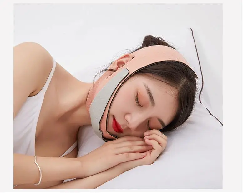 Vラインリフトアップベルト チークチンネックスリミング 薄型ベルトストラップ 美容 デリケート しわ対策 フェイシャル 薄型フェイスマスク