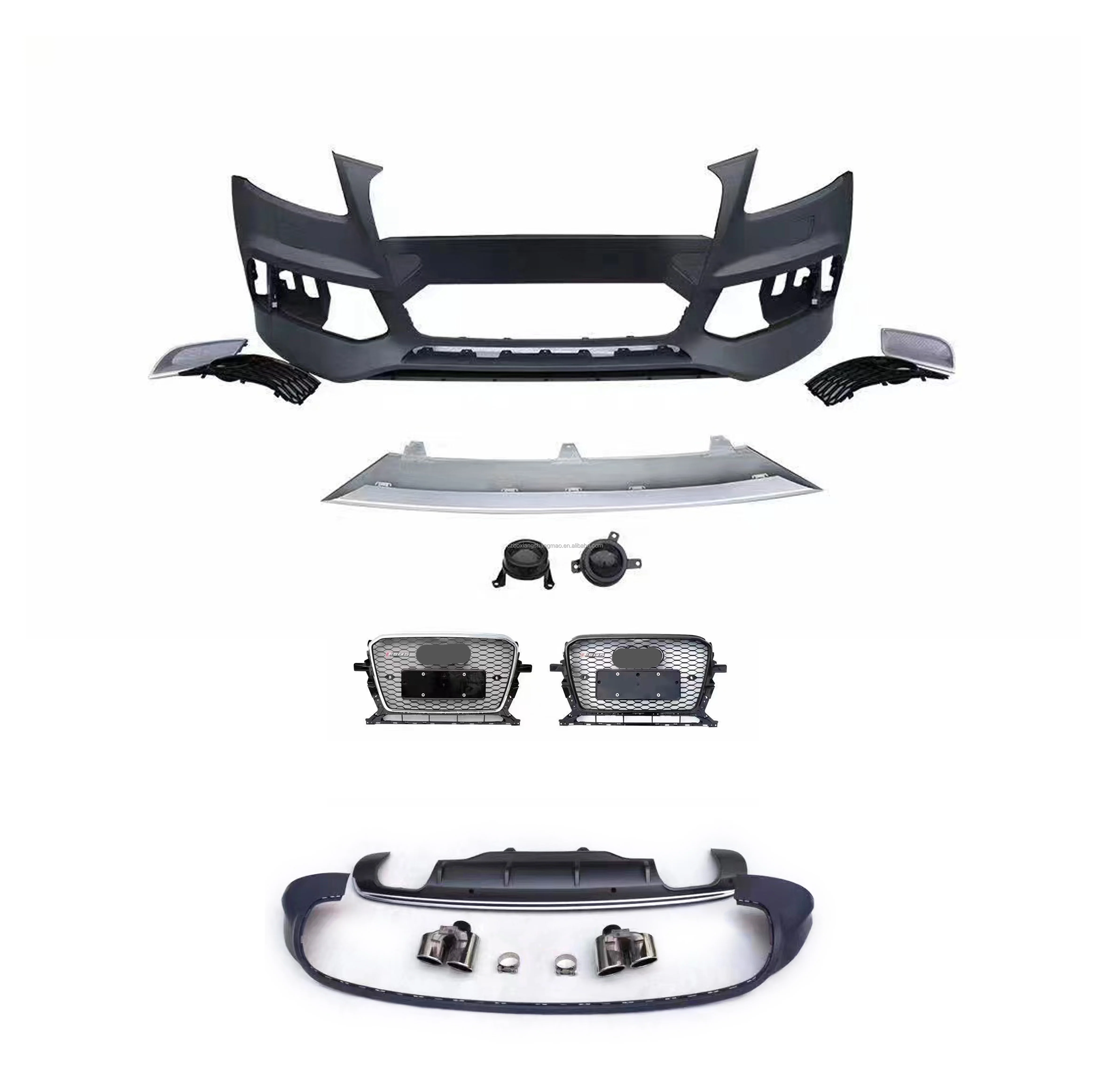

In Stock Front Bumpers for Audi Q5 Upgrade RSQ5 Bodykit Car Bumpers Grille Body Kits Rear Diffuser 2013 2014 2015 2016 2017