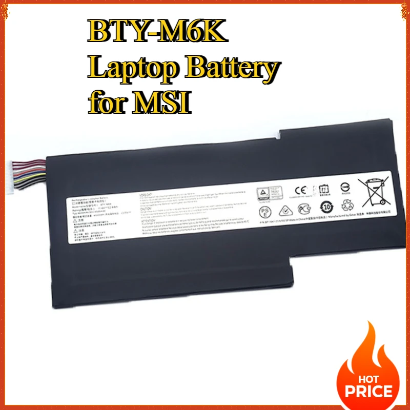 

BTY-M6K Laptop Battery for MSI MS-17B4 MS-16K3 GF63 Thin 8RC 8RD GF75 Thin 3RD 8RC 9SC GF65 9SE/SX Thin 10SDR GS63/GS73VR