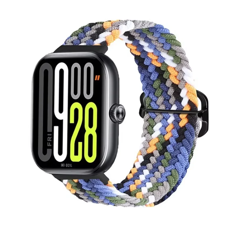 Braided Nylon Strap for Xiaomi Mi Band 9 Pro 8 Pro Breathable Replaceable Bands Redmi Watch 4/5 Comfortable Correa Accessories