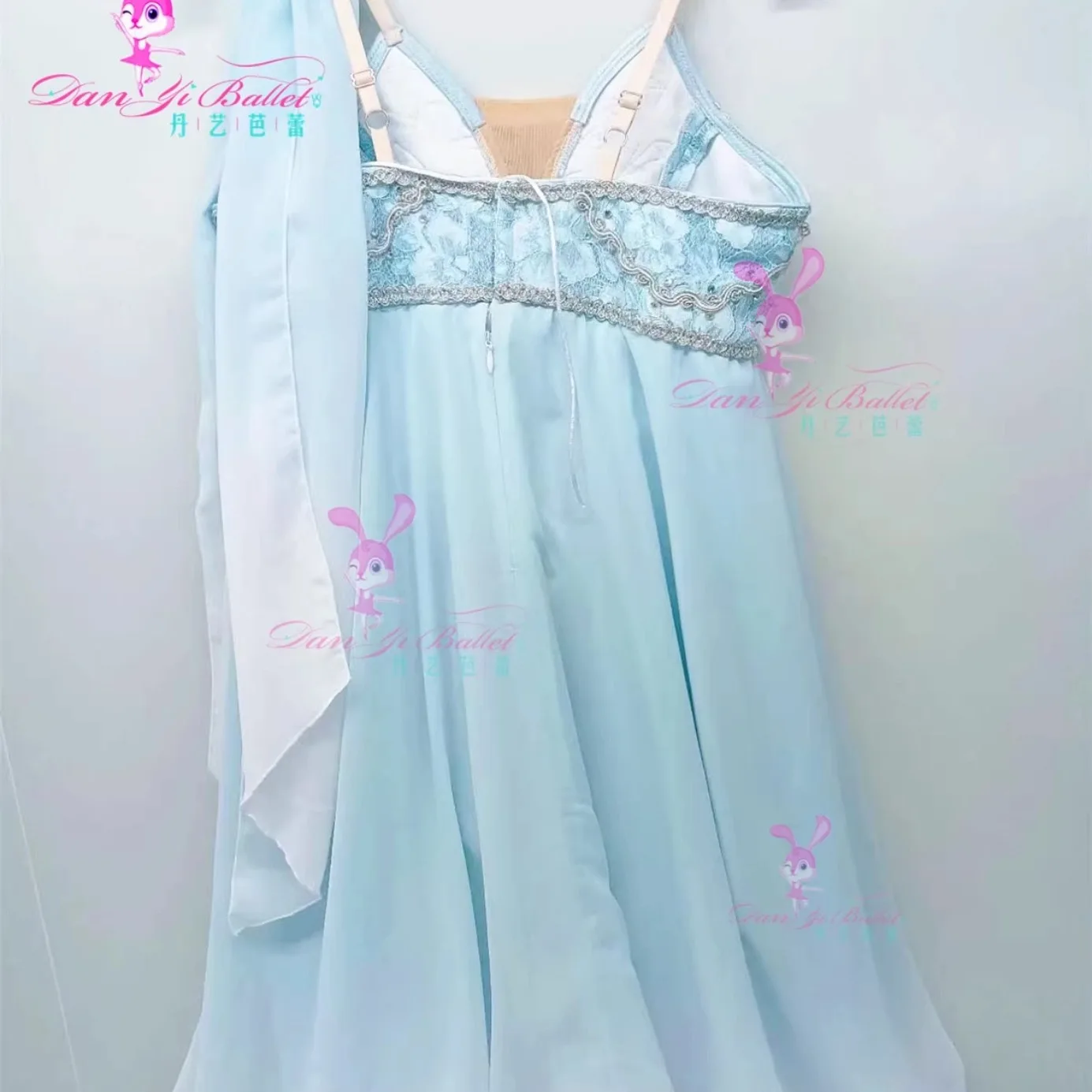 Danyi dance rabbit blue sleeping beauty pirate ballet dress chiffon dress competition costume professional customization