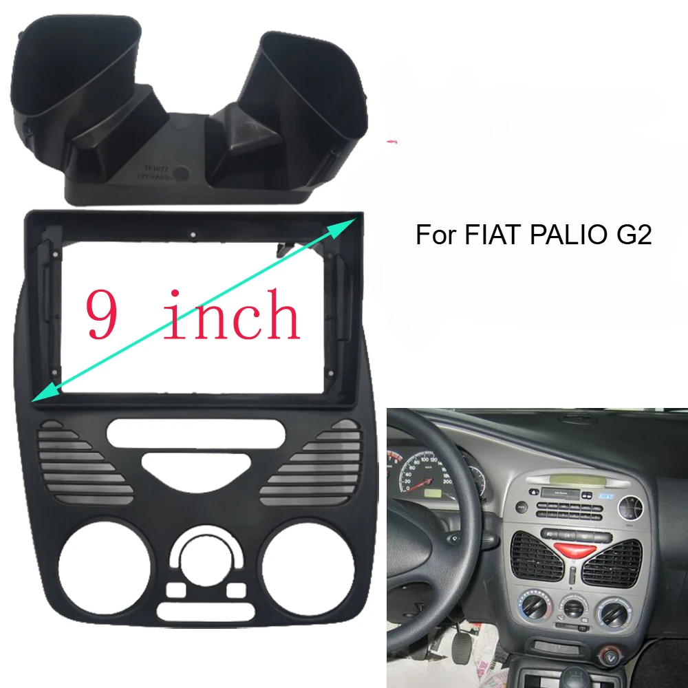 

Car Center Console Modification Accessories for Fiat Palio Albea Siena G2 1996-2005 Android Radio with Media Player Frame