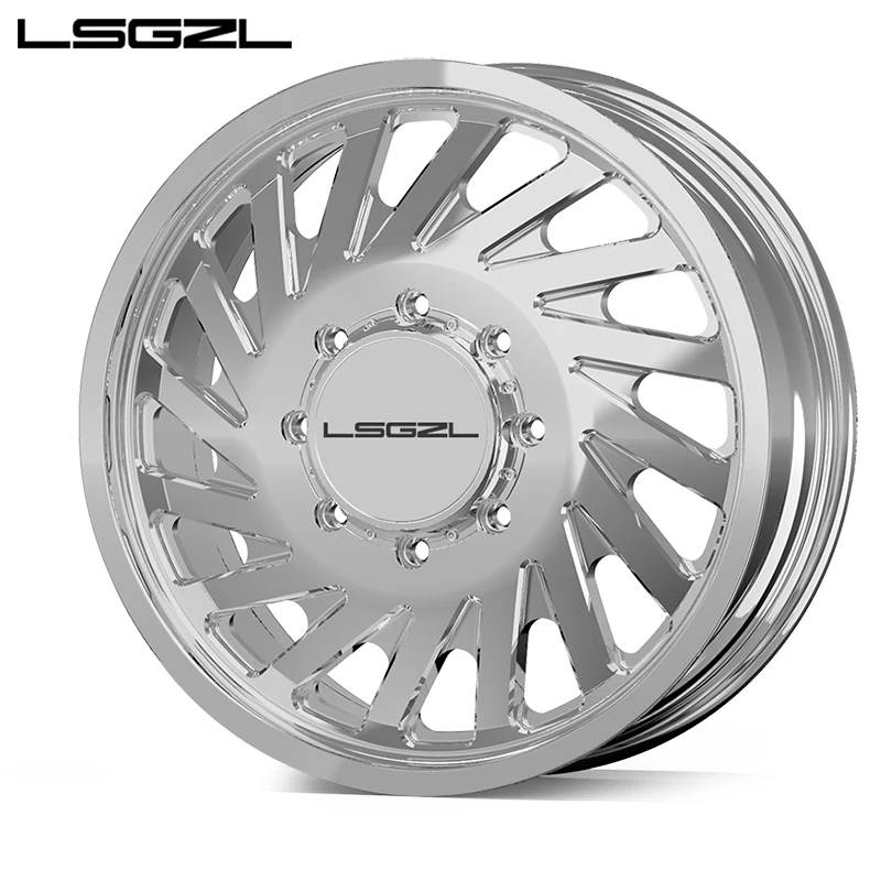 OEM Dually Rim Forged Deep Dish Truck Wheels Black Polished  for ford GTR toyota dodge H2 Car Wheels 20 22 24 26 28 Inch Rims