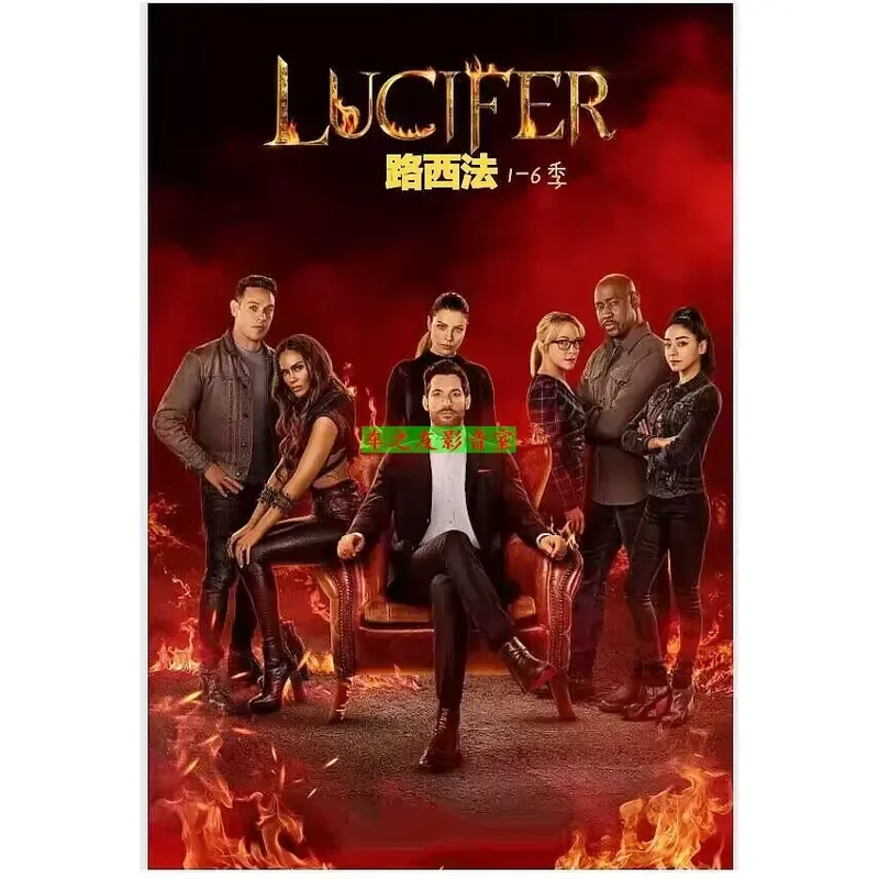 Blu-ray High Definition American Drama Lucifer Season 1-6 BD Disc Box Collection 12 DVDs with Chinese and English Subtitles