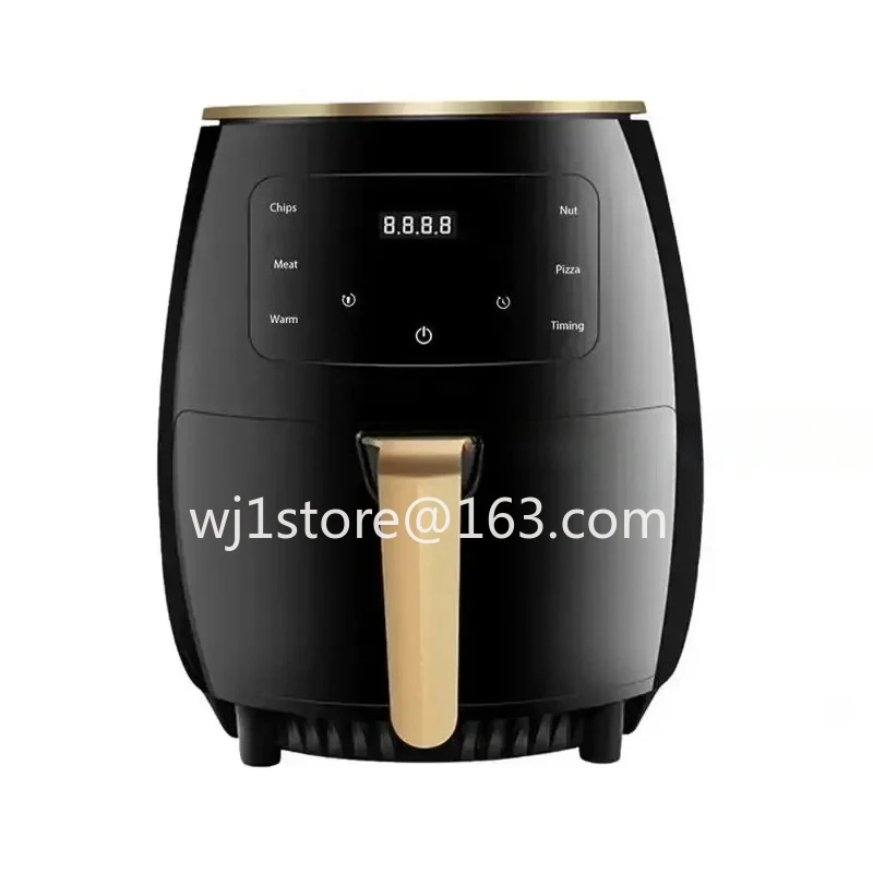 new model 2400W 6L Large Capacity Digital Power Supply Intelligent Silver Crest Air Fryer Multifunctional Suitable for Family RV