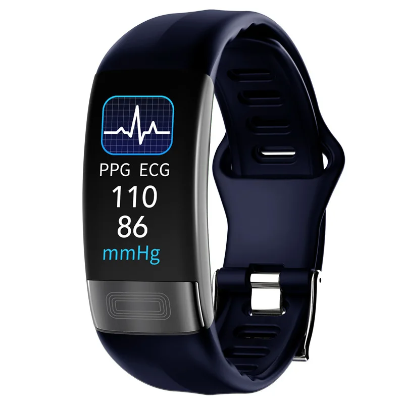 

Smart bracelet P11plus heart rate body temperature blood oxygen electrocardiogram monitoring step counting sleep adult