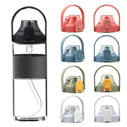 Original Sealing Bottle Cover with Handle Splash Spill Plain For 1000/1200/1500/1800ml Multicolor Therms Cup Cap Cover Accessory