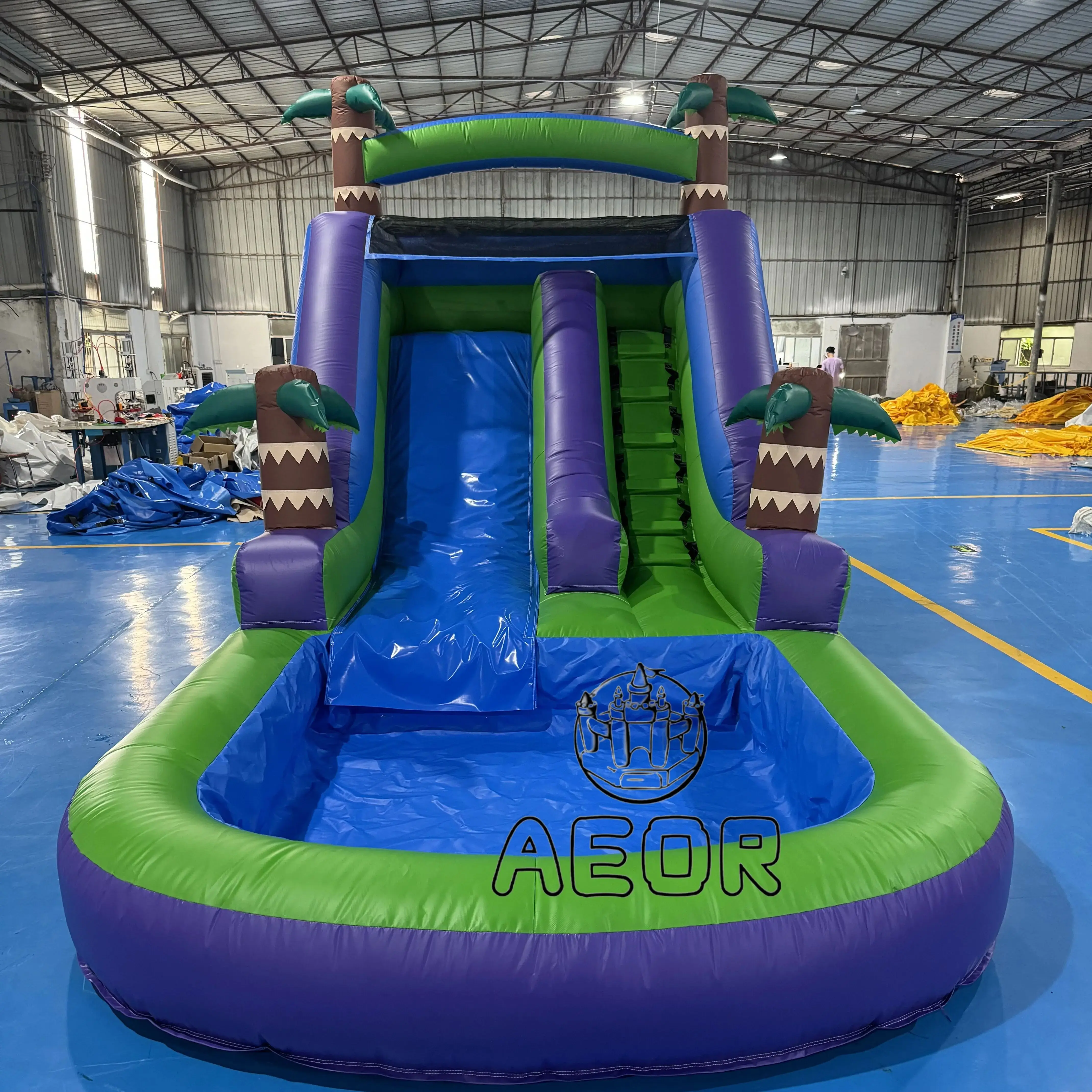 Commercial Grade Large China Blow up Water Slides Park Giant Outdoor Big Cheap Inflatable Water Slide With Pool for Adult Kids