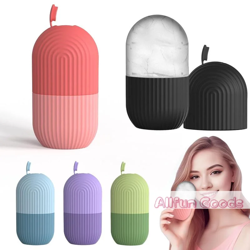 [TG835]Ice Face Roller  Beauty Massage Silicone Ice Mold For Eye Puffiness Ice Facial Roller Shrink Pores Multifunctional Mold