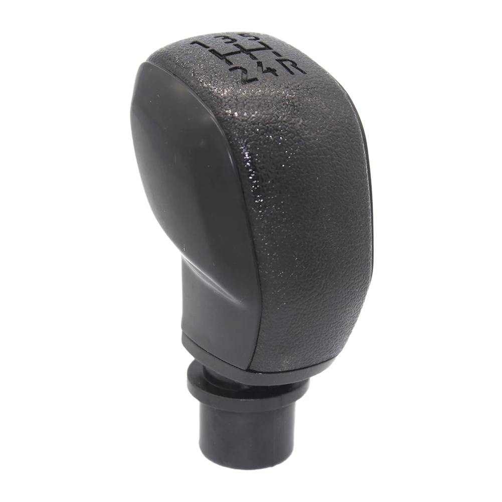 

Car Gear Shift Replacement Black ABS Knob 5 Speed Knob Easy Installation Design Elegant Black Finish Car Upgrade