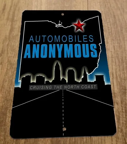 Ohio Automobiles Anonymous Cruising the North  Metal Wall Sign