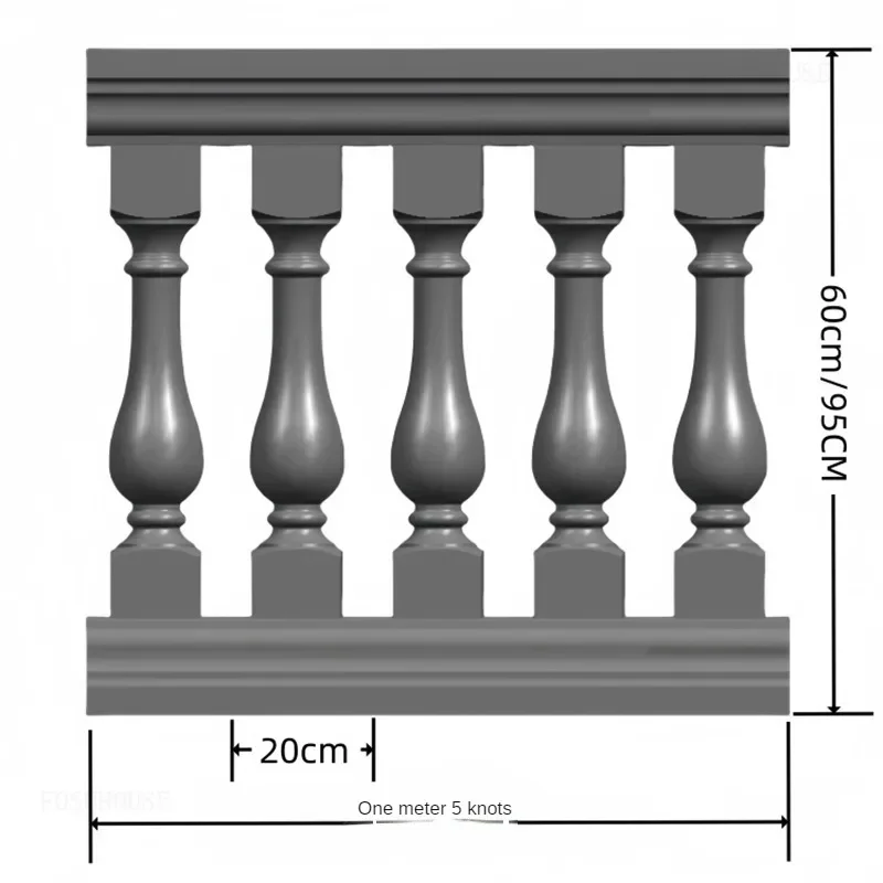 

Европейская форма для цементных перил для двора, пластиковая форма для забора с римской колонной, бытовая форма для вазы из АБС-пластика для самостоятельного встроенного дома J