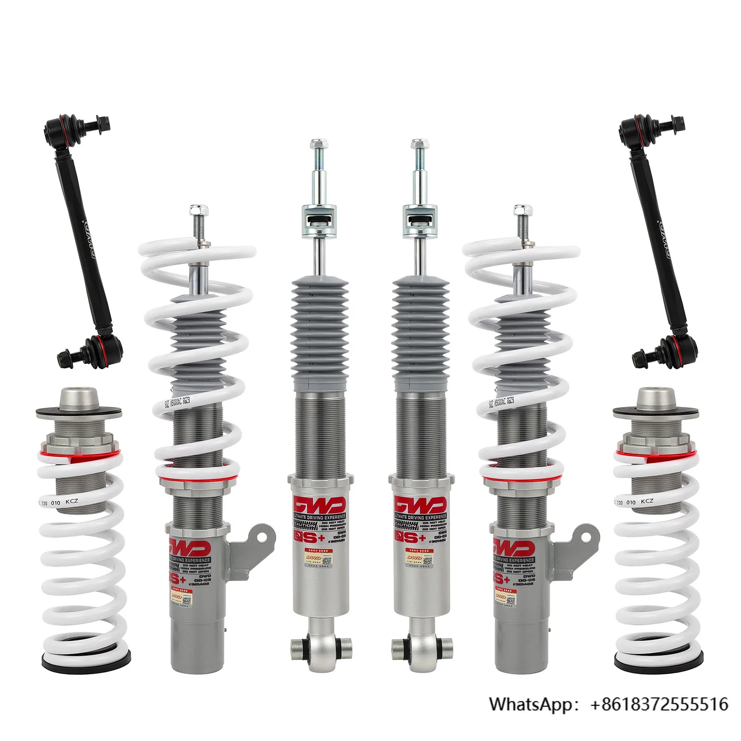 

daDWD BMW002 32 Steps Adjustable Mono-tube Coilover Suspension Shock Absorber for 1 Series 2nd Gen (3blots) F20/F21 11-19