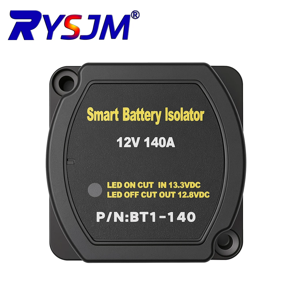 Dual Battery Smart Isolator 12V 140A Voltage Sensitive Split Charge Relay VSR Car Accessories Relay VSR ​for Camper