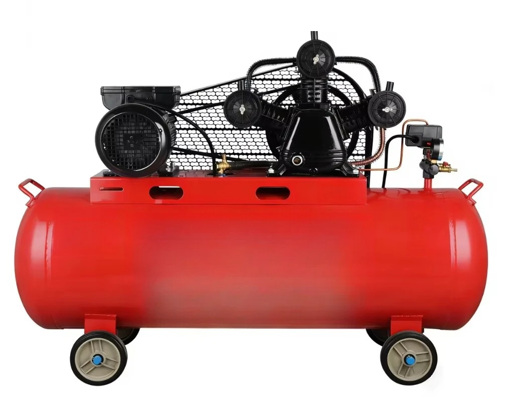Industrial Air Compressor 200L Portable Air-Cooled Lubricated 220V 3kw/4hp