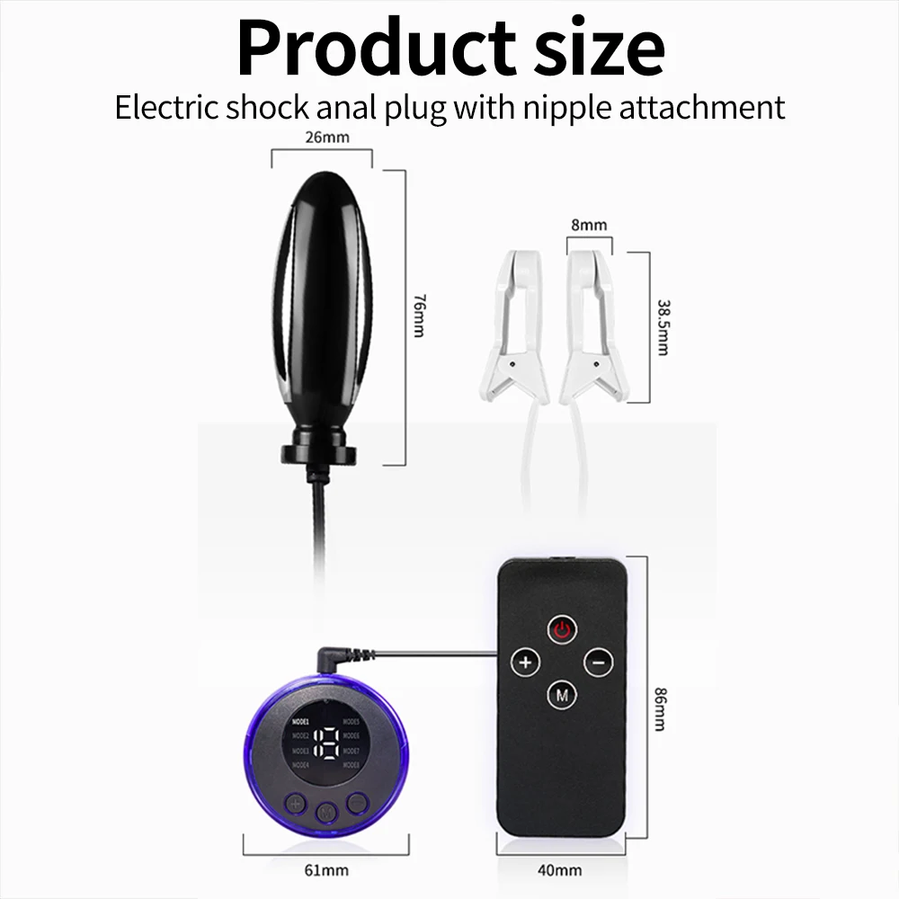 Electric Shock Nipple Clamps Breast Massager Stimulator BDSM Toys Bondage Clitoris Labia Clamp Slave Sex Toys Women Adult Games - Image 6