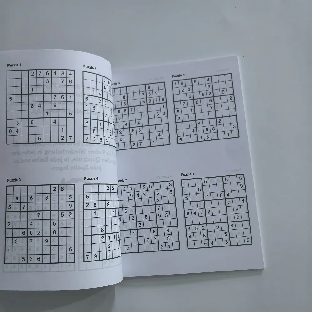 2026 English Sudoku Practice Book Math Exercise Thinking Logic for All Ages, Brain Exercise