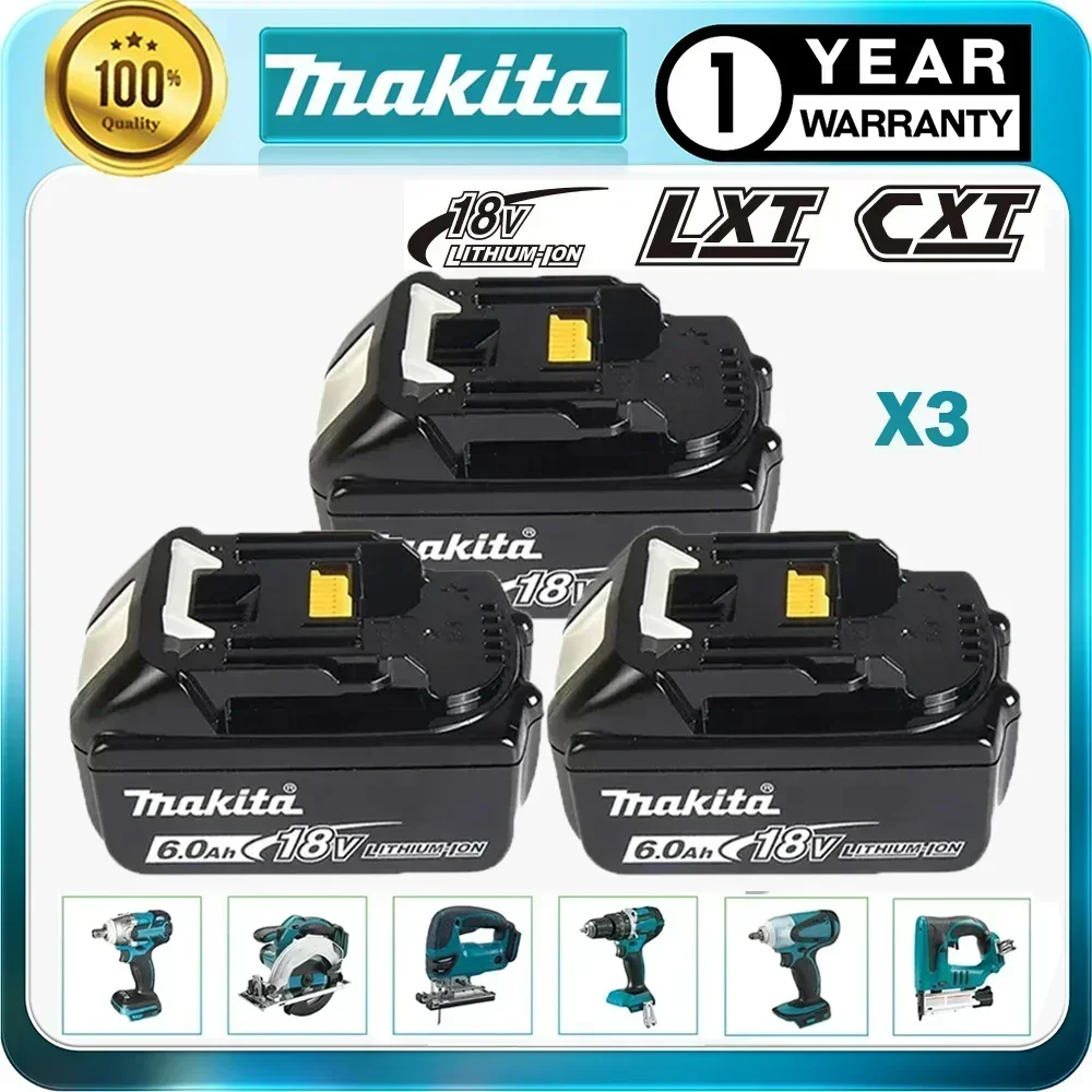 

100% Original Makita 6.0Ah 18V Li-ion Battery Charger DC18RF BL1840 BL1830 BL1430BL1440 DC18RC Charging Tools battery