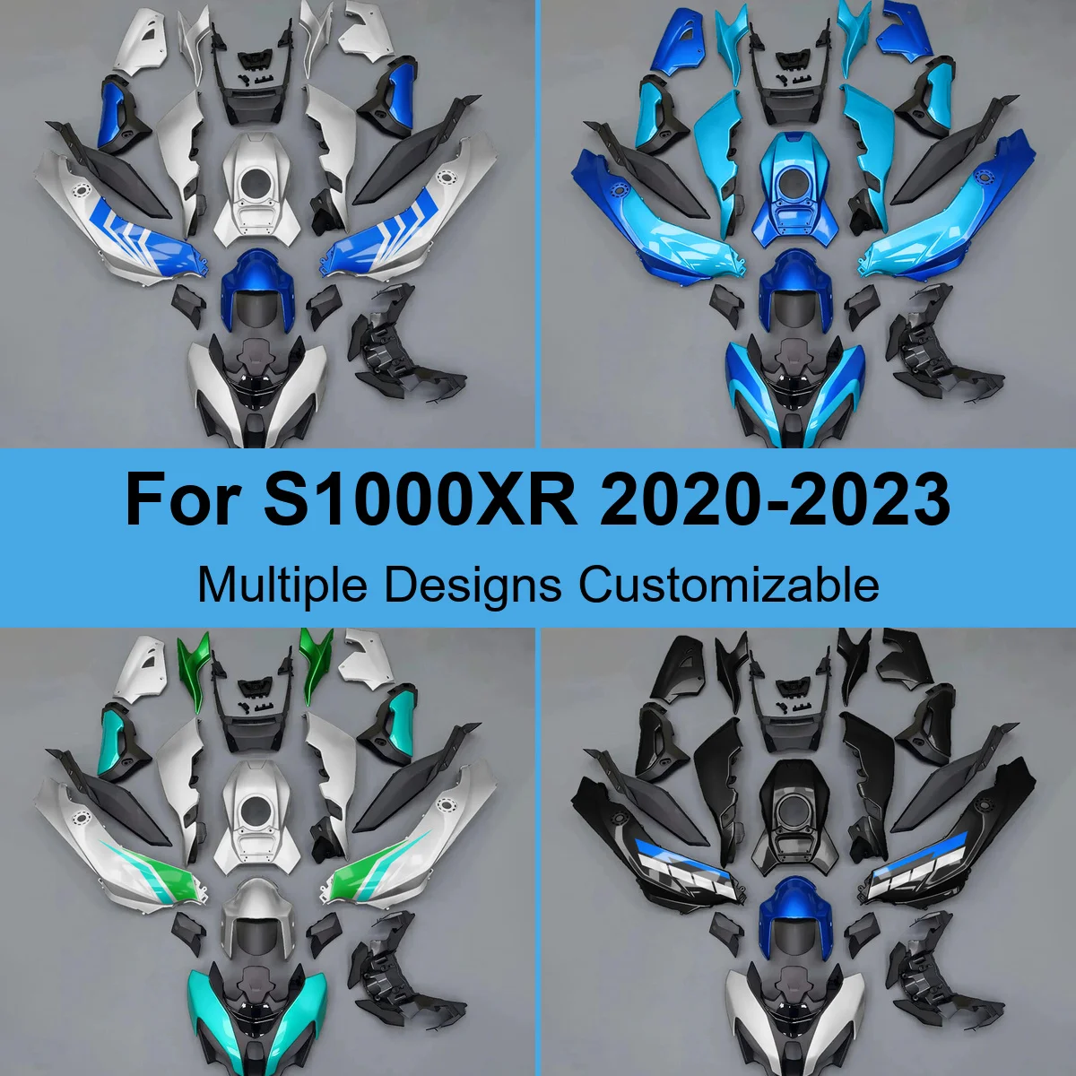 For S1000XR 2020 2021 2022 2023 K69 1000cc Full Bodywork Panels Kit Injection Moulded ABS Cowls Fairing Spares Parts