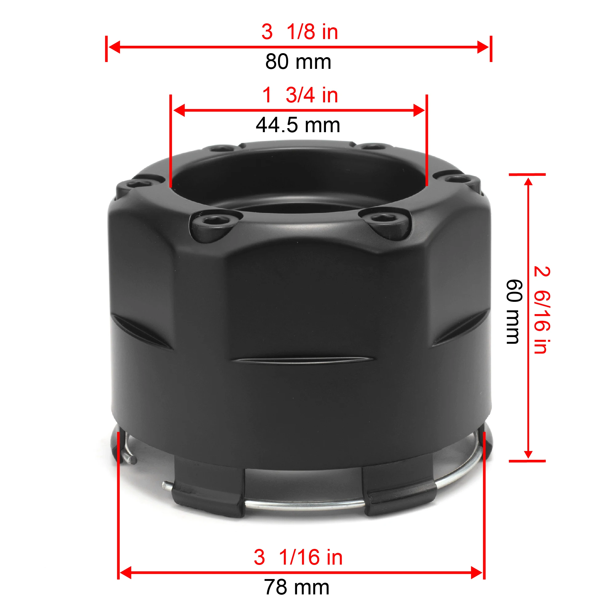 4PCS OD 80mm/ 3.14\