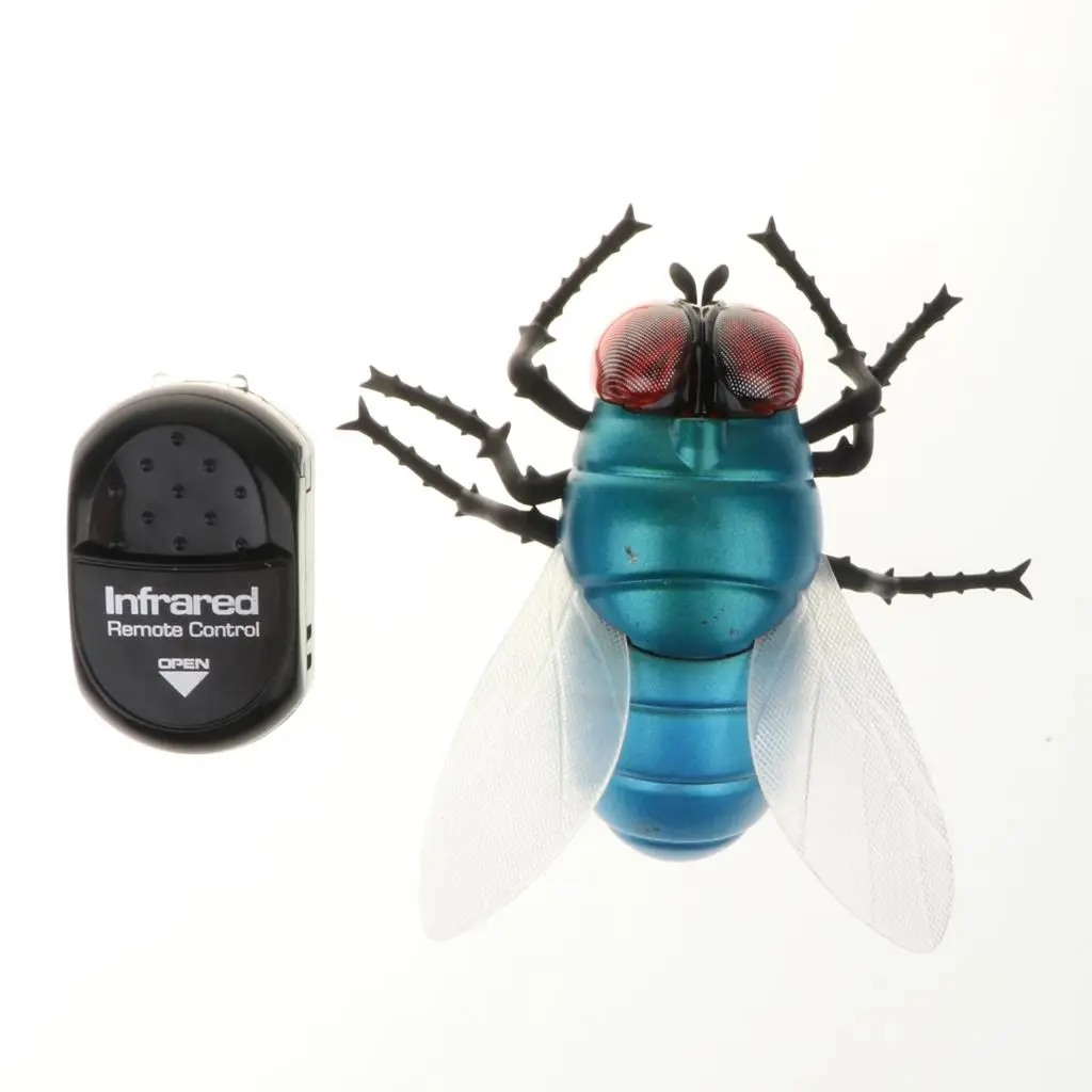 Infrared Remote Control RC Insects Practical Prank Tricks Toy Fly